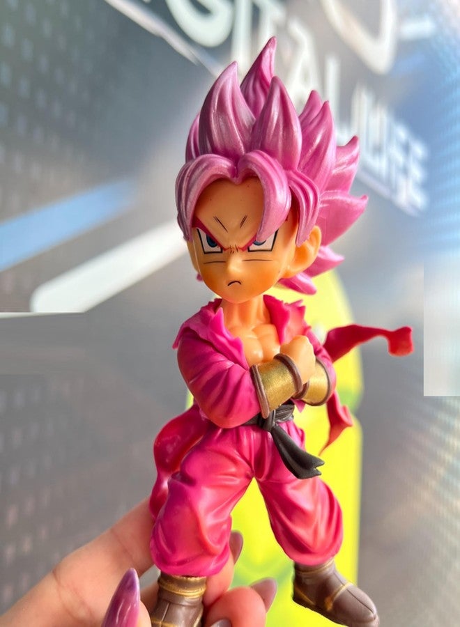 AUGEN DBZ Action Figure Toy | 1Pc Dragon Ball Z Anime Figurine for Kids & Fans | Cartoon Playset Toy for Birthday Gift, Cake Topper, Office Desk, Car Dashboard Decoration (M1) - Image 4